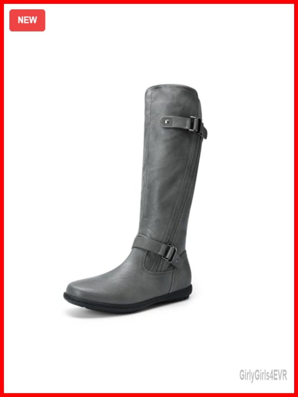 Women's Faux Fur-Lined Knee High Winter Boots Tall Snow Boots